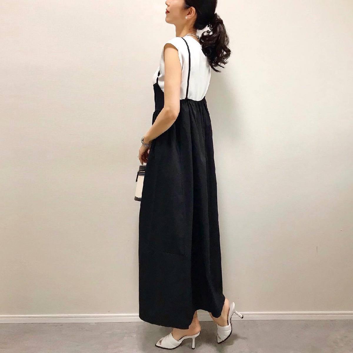 送料無料 サロペットスカート レディース マキシ丈 ロング丈 キャミソールワンピース キャミワンピ フレア ボトムス 無地 ソリッドカラー 婦人服 女性用 体型カバー 可愛い おしゃれ カジュアル お出掛け 体系カバー 春 夏 春服 夏服 秋 薄手 軽い ブラック 黒 ベージュ グレ