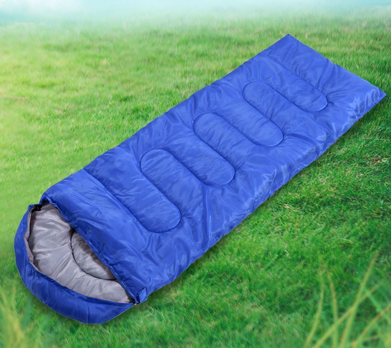 送料無料 寝袋 シュラフ キャンプ 寝具 封筒型 布団 軽量 700g アウトドア 登山 ハイキング 枕つき 防災 非常用 車中泊 laforest-10098020 LaForest サンプル画像2