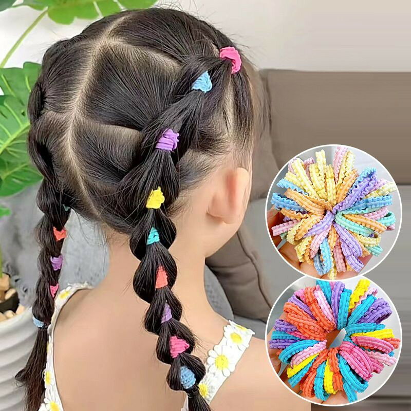 送料無料 ヘアゴム 50個セット キッズ ヘアーアクセサリ ヘアー小物 髪留め ゴム ...