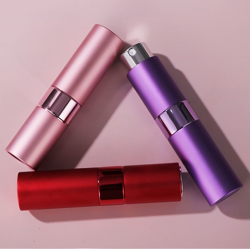 送料無料 アトマイザー 香水 詰め替え容器 メイク用品 スプレー 8ミリリットル 8ml 回転式 旅行 携帯 便利 簡単 おしゃれ シンプル かわいい 可愛い 黒 ピンク 赤 laforest-10097472 LaForest サンプル画像3