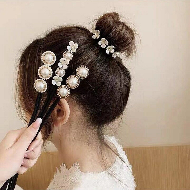 送料無料 シニヨンワイヤー お団子メーカー レディース おだんご ヘアアクセサリー...