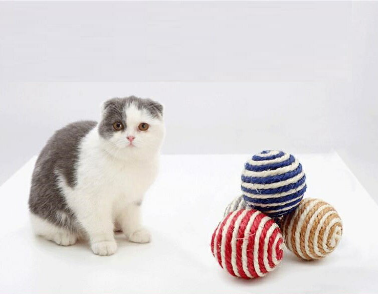 送料無料 猫用おもちゃ 4個セット ペット用おもちゃ ボール キャットトイ 音が鳴る...