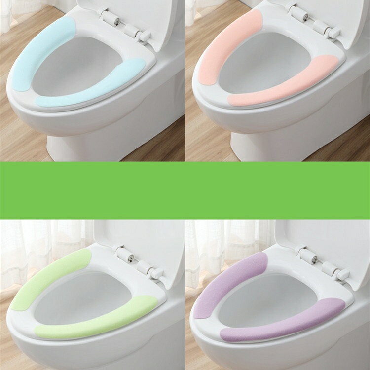 送料無料 便座シート 便座カバー トイレ用品 O型 U型 無地 貼る 貼り付け 洗える ...