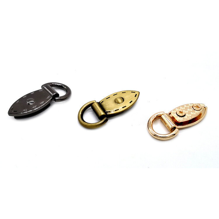 送料無料 バックル Dカン バッグ用 手芸用品 ハンドメイド 金具 留め具 サイドクリップ リーフ 葉 ゴールドカラー ガンメタ ブロンズ 鞄 かばん 鞄 手作り おしゃれ laforest-10109659 LaForest サンプル画像2