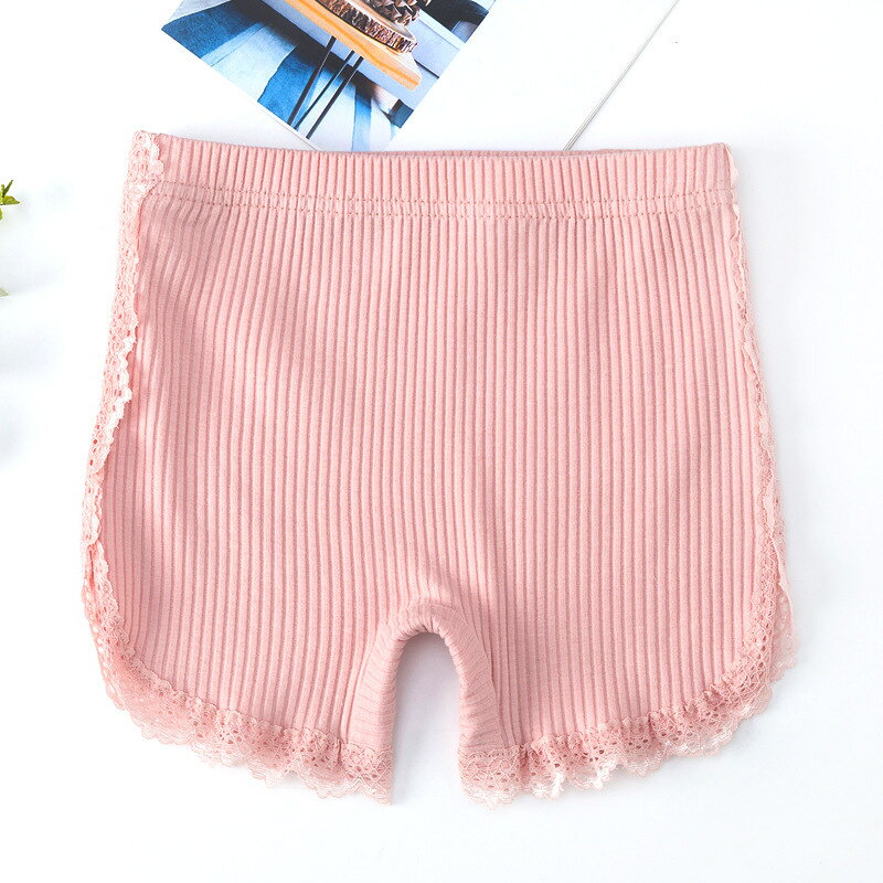 送料無料 ペチパンツ オーバーパンツ タップパンツ 子供用 キッズ ジュニア 女の子 インナーボトムス 裾レース リブ チラ見え防止 安全ショーツ 下着 肌着 定番 シンプル 可愛い 透け防止 ガールズ 女児 子ども こども 3