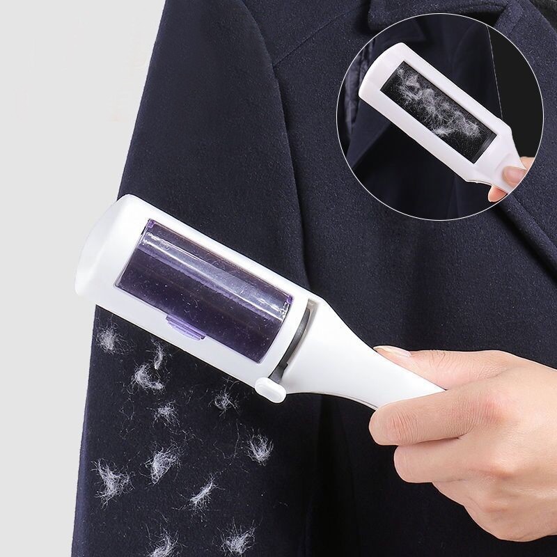 LaForestの送料無料 洋服ブラシ 毛玉取り ホコリ取り ハンディクリーナー リントリムーバー 静電除去 掃除 携帯 衣類 ソファ 寝具 ペットの抜け毛｜アングル2