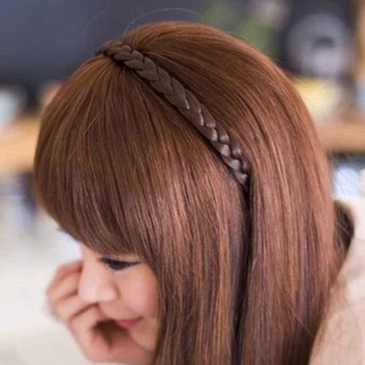 送料無料 カチューシャ 三つ編み 編み込み風 レディース 女性用 ヘアアクセサリー 髪飾り ツイスト ヘアアレンジ かわいい おしゃれ 3