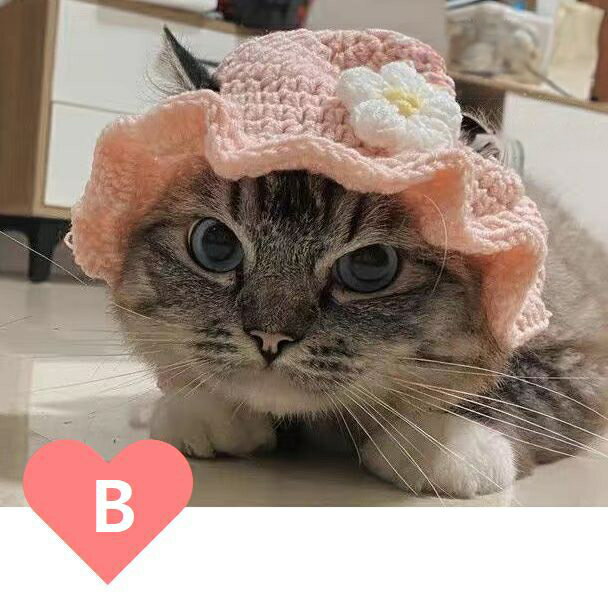 送料無料 ペット用帽子 手編み風 毛糸帽子 猫 犬 ウサギ 被り物 ニット帽 コスプレ ハロウィン おめかし フォト撮影 記念日 イベント 誕生日 カエル イチゴ ピンク ブルー キャット ドッグ ペットグッズ