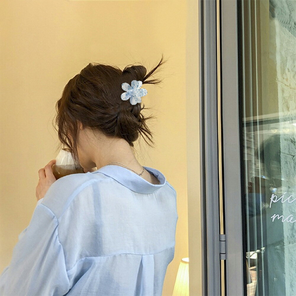 送料無料 ヘアクリップ バンスクリップ レディース 女性用 へアアクセサリー 花 フ...