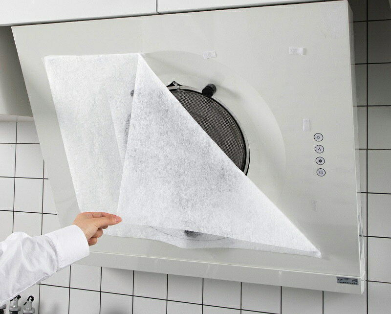 送料無料 レンジフードフィルター 換気扇フィルター 45cm 10m 換気扇カバー 不織布 防汚 防油 キッチン用品 台所雑貨 laforest-10127510 LaForest サンプル画像3
