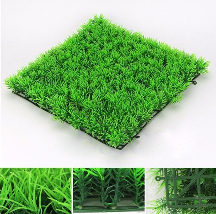送料無料 水槽用 人工水草 人工芝生 プラスチック製 オーナメント アクアリウムプ...