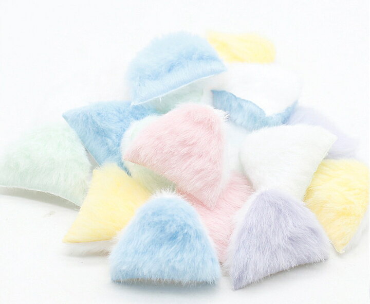 送料無料 猫耳 ハンドメイドパーツ 同色10個セット アクセサリーパーツ ねこみみ ネコミミ 後付け 取り付け もふもふ ふさふさ ふわふわ DIY クラフト 手作り 手芸 laforest-10129552 LaForest サンプル画像3