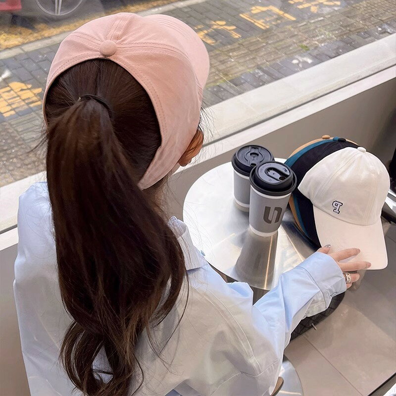 送料無料 サンバイザー レディース キッズ 女の子 子供 ベースボールキャップ 野球帽子 日よけ UVケア 紫外線対策 日焼け防止 ロゴ刺繍