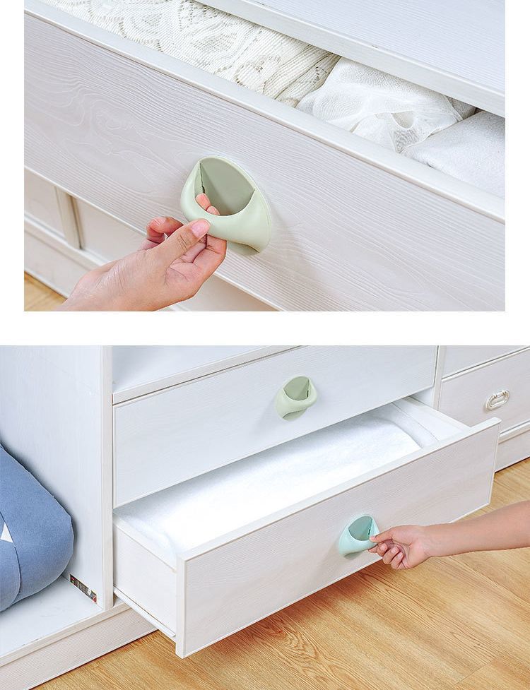 送料無料 取っ手 ノブ 補助ハンドル つまみ 引き出し ドア キャビネット トイレ 便座 粘着 雑貨 パステルカラー かわいい シンプル 便利