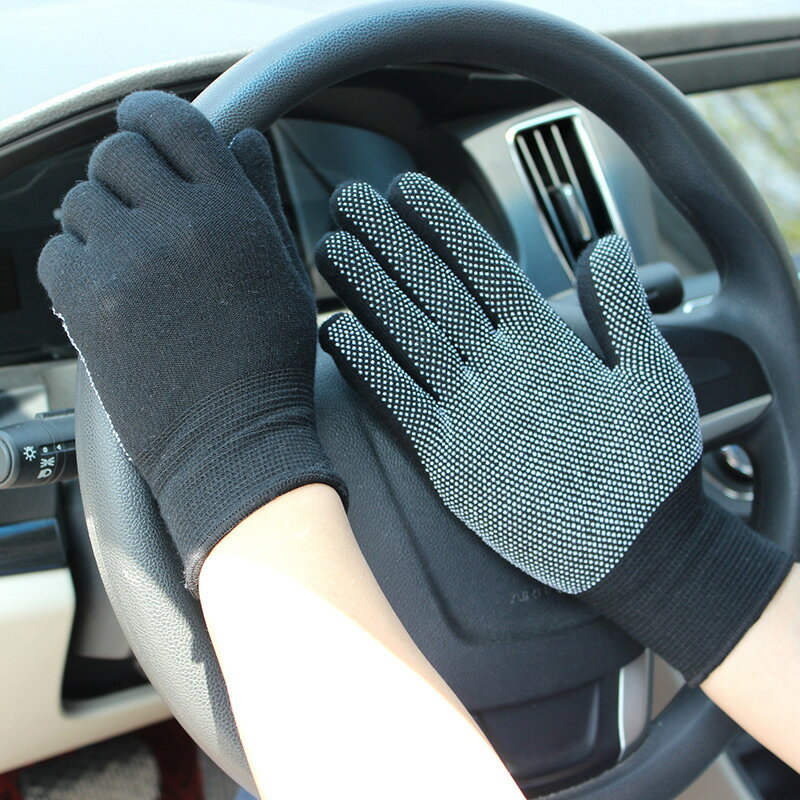 送料無料 手袋 指有り 指無し フィンガーレス グローブ 滑り止め付き レディース メンズ 男女兼用 ユニセックス ファッション小物 ハンドカバー 運転 作業用 運搬 シンプル 無地 単色 定番 ベーシック おしゃれ 保護 カジュアル 通年