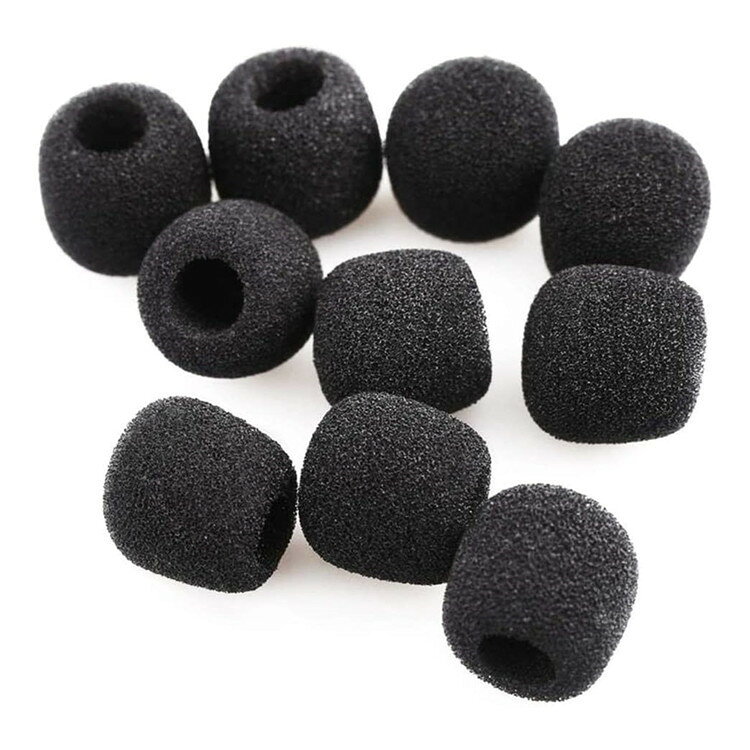 送料無料 マイクスポンジ マイクカバー 5個セット 6mm 8mm 10mm 12mm 15mm 小型マイク ヘッドセットマイク ピンマイク 交換 取替 予備 laforest-10137692 LaForest サンプル画像3