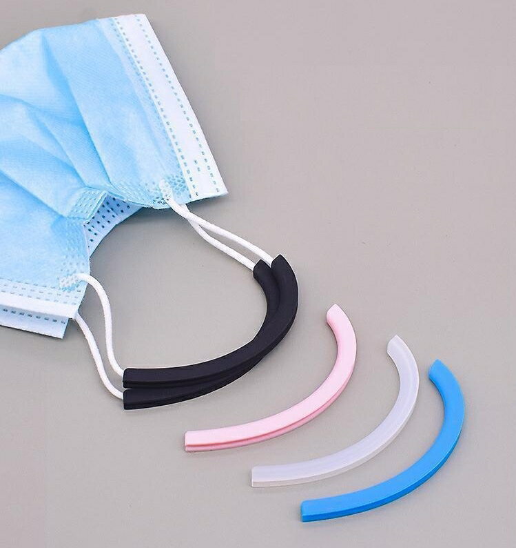 送料無料 マスク用イヤーフック 2ペアセット 4個入り イヤーガード 男女兼用 大人 子ども 子供 パーツ 衛生日用品 耳裏 保護 痛み軽減 長時間 掛ける