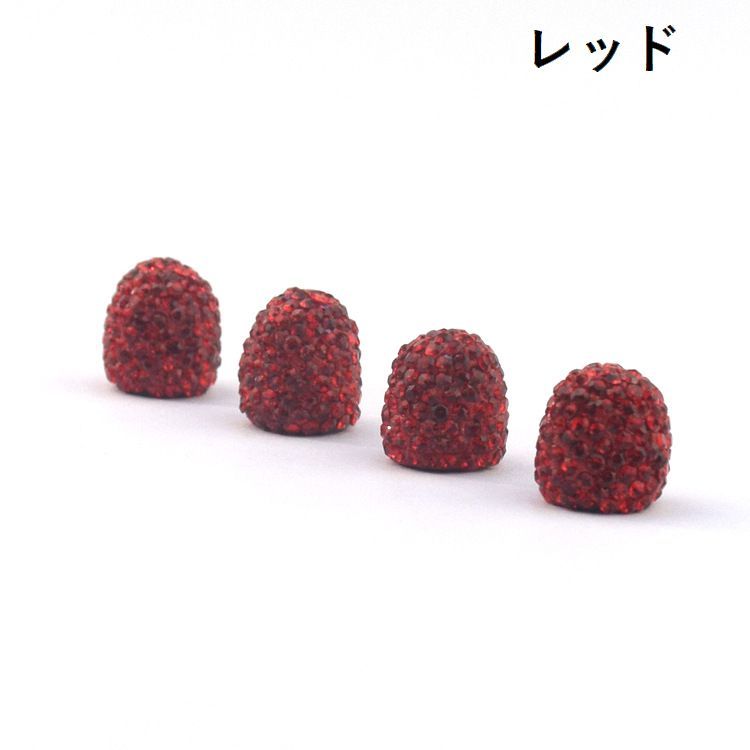 送料無料 エアバルブキャップ 4個入り タイヤバルブキャップ バルブカバー カー用...