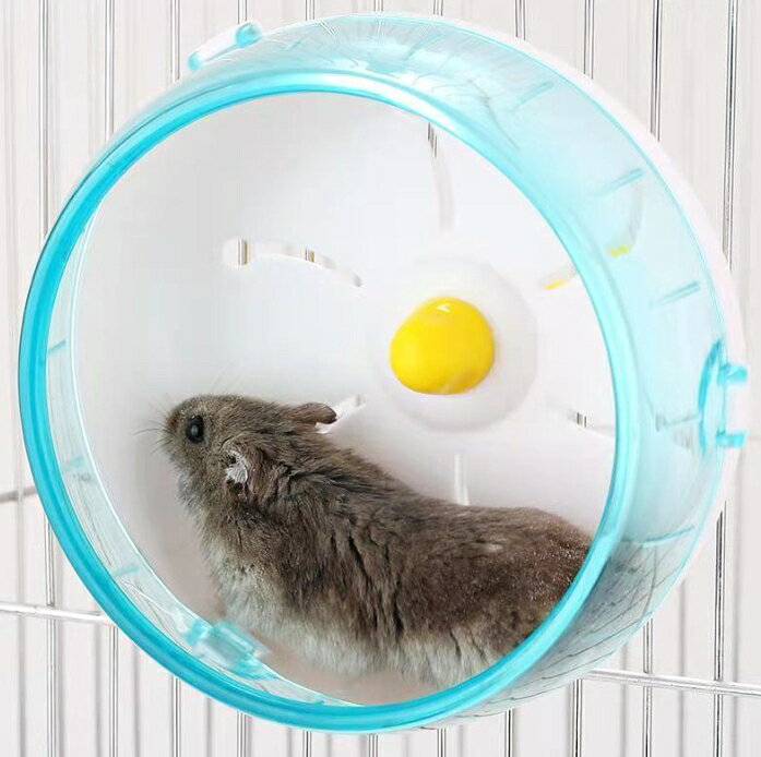送料無料 静音 ホイール ハムスター用 回し車 小動物用品 小動物 外付け ケージ取...
