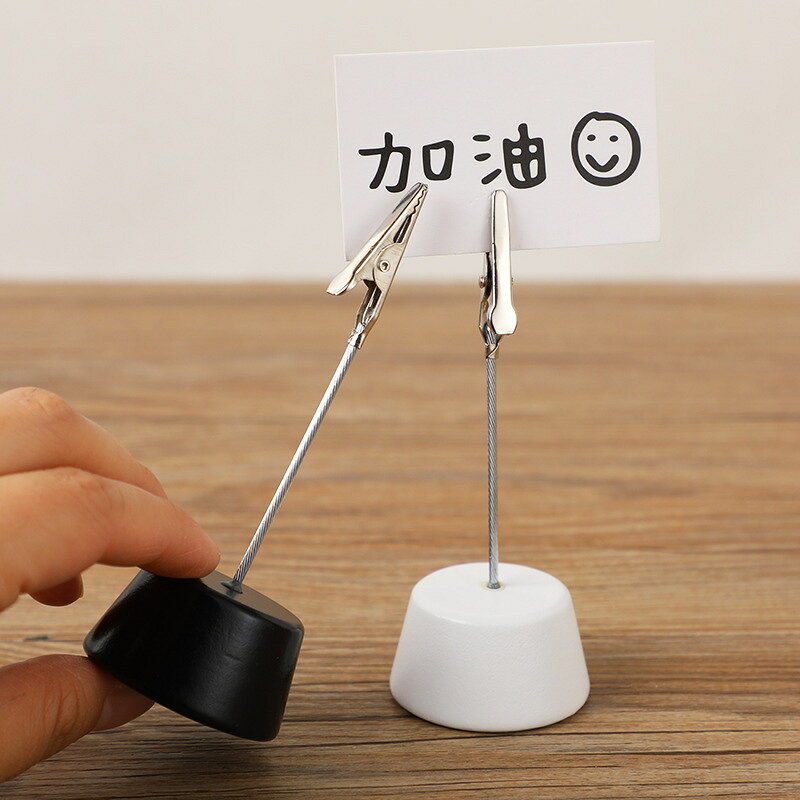 送料無料 カード立て メモクリップ メモスタンド ペーパークリップ メモ立て クリ...