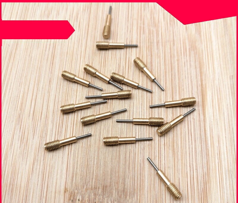 送料無料 腕時計用ピン抜き器 10個セット 10個入り シンプル 腕時計 バンド ベルト ピン 取り外し ピン外し サイズ調整 交換 修理 腕時計工具 シルバーカラー ゴールドカラー