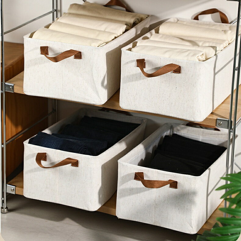 LaForestの送料無料 衣類収納ボックス 収納ケース 折りたたみ式 日用品雑貨 取っ手付き 持ち手 引き出し 押し入れ 四角 整理整頓 便利｜アングル3