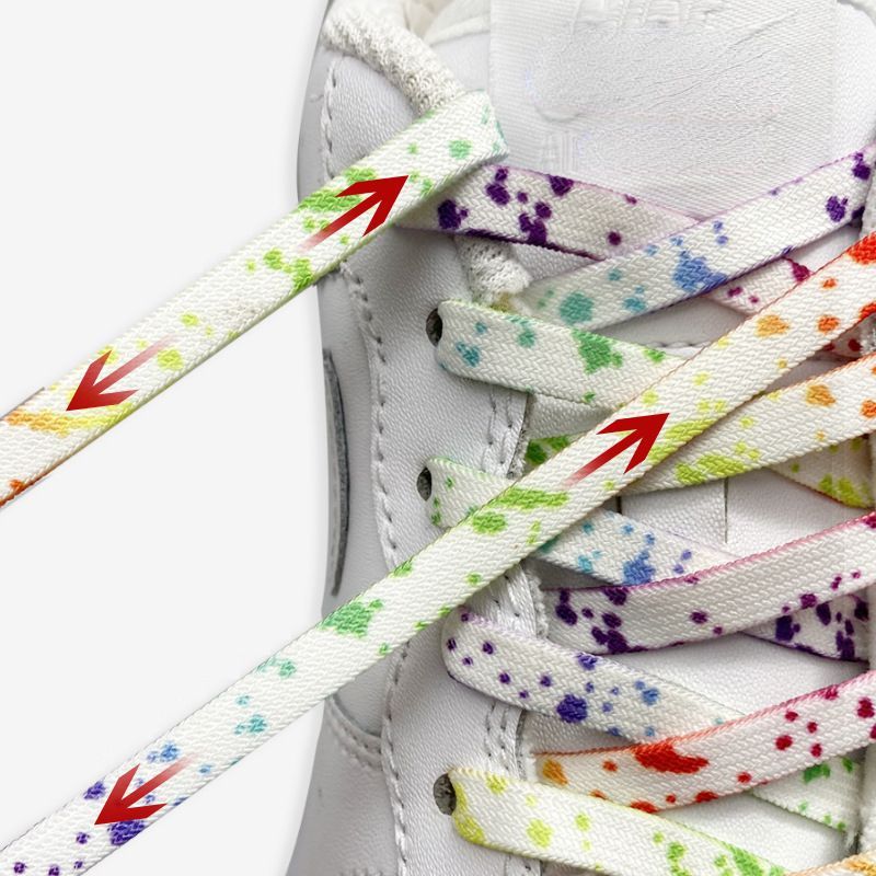 送料無料 靴紐 靴ひも くつひも シューレースロック付 子供 大人 男女兼用 ゴム 平紐 平型 結ばない ほどけない スニーカー シューズ