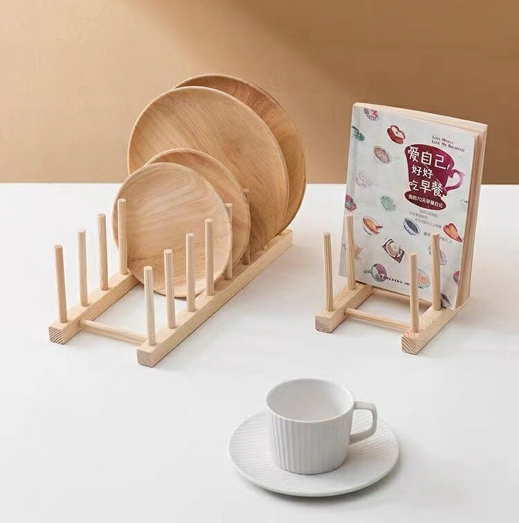 送料無料 水切りラック キッチン用品 キッチン雑貨 食器置き 木製 ディスプレイ 洗いかご 水切り 流し台 食器乾燥 食器収納 キッチン収納 シンク下収納 コップ グラス お皿 フライパンの蓋 まな板 本 整理整頓 シンプル おしゃれ ナチュラル かわいい 茶 laforest-10146500 LaForest サンプル画像2