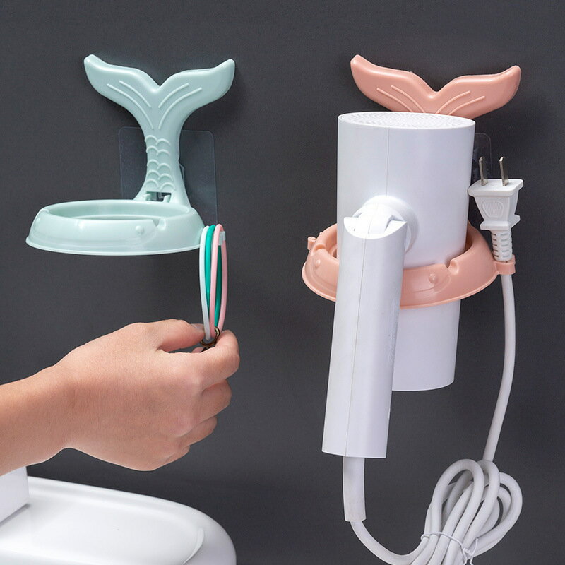送料無料 ドライヤーホルダー ドライヤー収納 壁掛け スタンド 穴あけ不要 工具不...