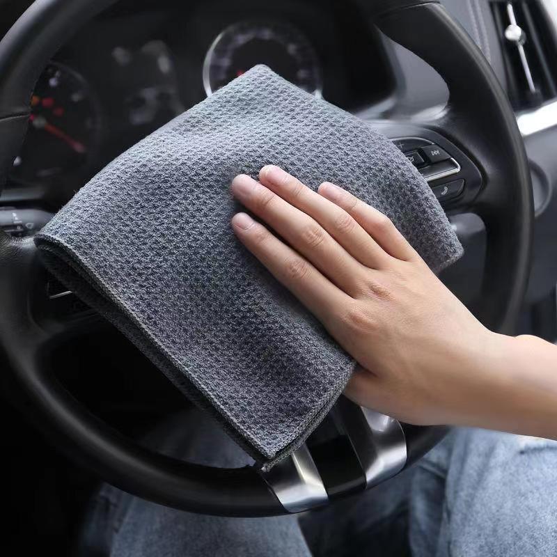 送料無料 洗車クロス 洗車タオル 単品 1枚 40×40cm カー用品 車用品 吸水 拭き上げ...