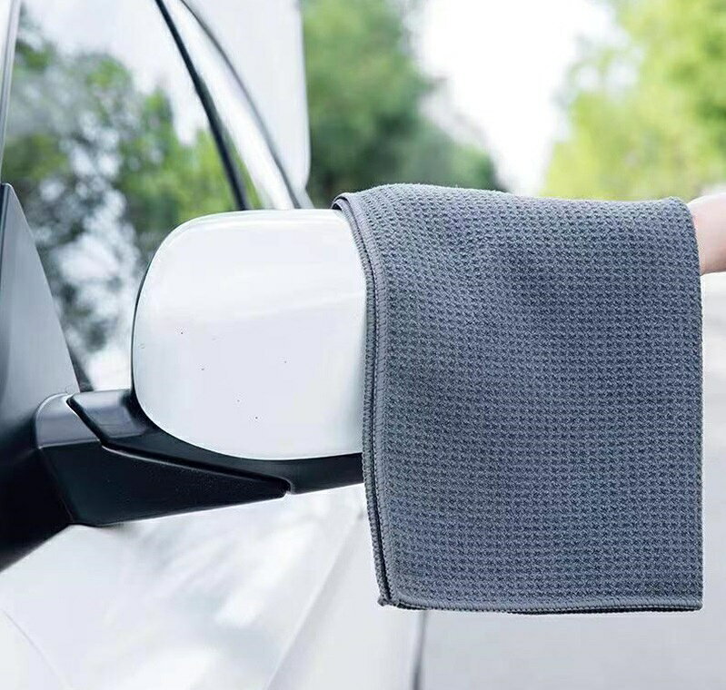 送料無料 洗車クロス 洗車タオル 単品 1枚 40×40cm カー用品 車用品 吸水 拭き上げ...
