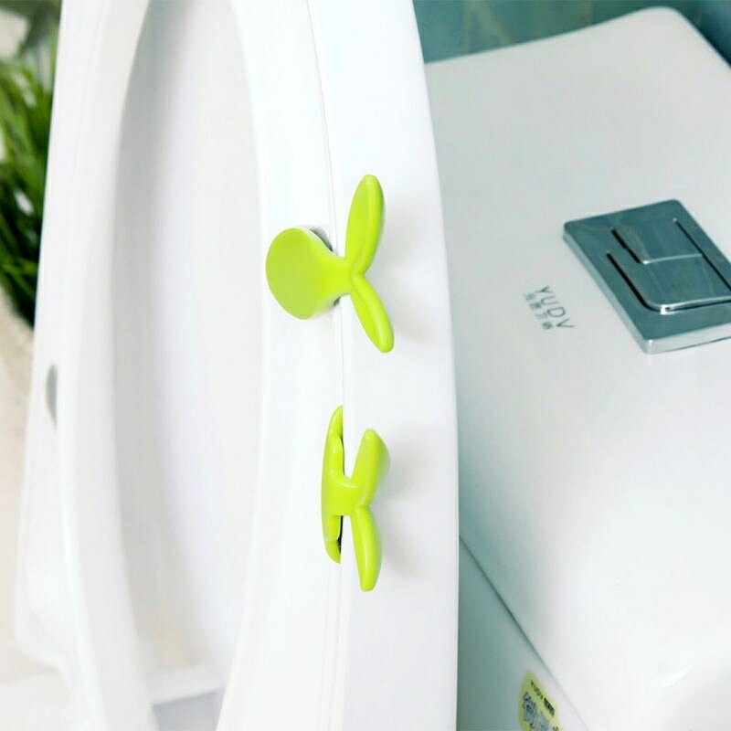 LaForestの送料無料 便座用取っ手 単品 1個 トイレ用品 ハンドル 持ち手 リフター 上げ下げ 蓋 フタ ふた 衛生的 触れない 触れずに 持ち上げ 新芽 リーフ 葉っぱ グリーン 緑 洋式 粘着テープ おしゃれ スタイリッシュ トイレタリー お手洗い 日用品雑貨 多用途｜アングル3