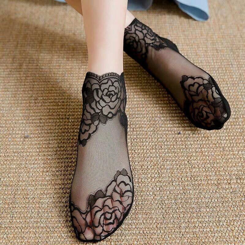 送料無料 クルーソックス レースソックス 女性...の紹介画像3