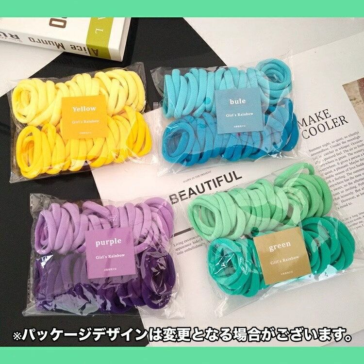 送料無料 ヘアゴム 髪ゴム 50本セット レディース 女性 キッズ 子供 ヘアアクセサ...