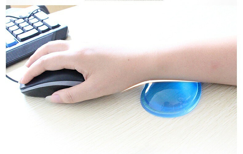リストレスト マウス用 PCアクセサリー シリコン 小型 小さい クッション 手首パット バンド シンプル 保護 オフィス パソ laforest-10157369 LaForest サンプル画像2
