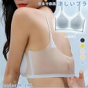 送料無料 ノンワイヤーブラジャー レディース 大きいサイズ インナー ハーフトップブラ ブラジャー 軽量 薄手 夏 接触冷感 吸汗 速乾 ひびきにくい シームレス 涼しい ムレにくい ベタつきにくい ひんやり 下着 肌着 ナイトブラ 通気性 シンプル