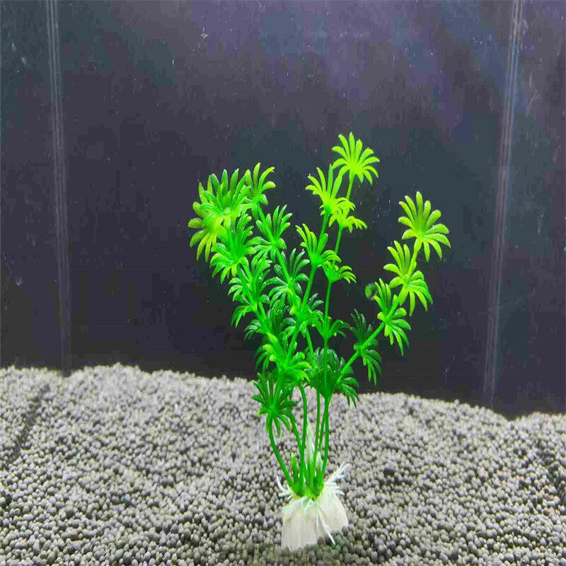 送料無料 熱帯魚用 人工水草 同色10本セット 水中植物 水草 アクアリウム 水槽 レ...