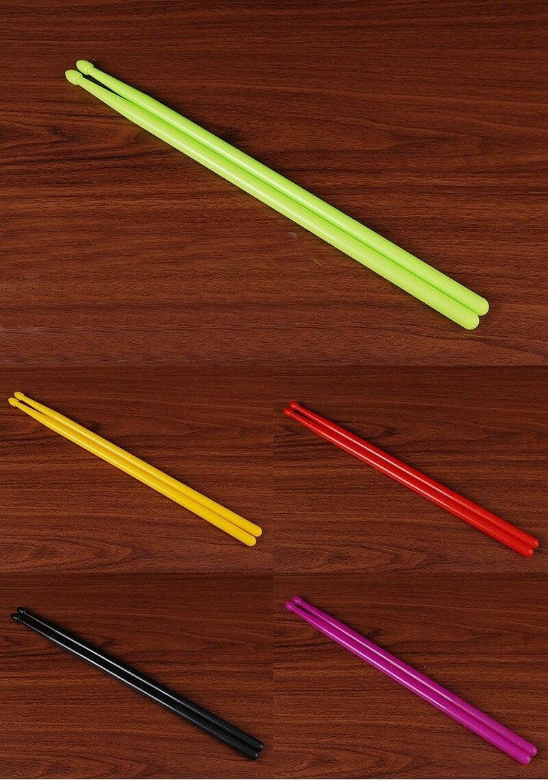 送料無料 ドラムスティック 1ペア ドラム バチ 太鼓 スティック 打楽器 音響関係 吹奏楽部 練習用 バンド ロック ゲーム 定番 ベーシック カラーバリエーション豊富