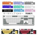 送料無料 キーキャップ キーボードキャップ 英語配列 カナなし 透光 ...(2)