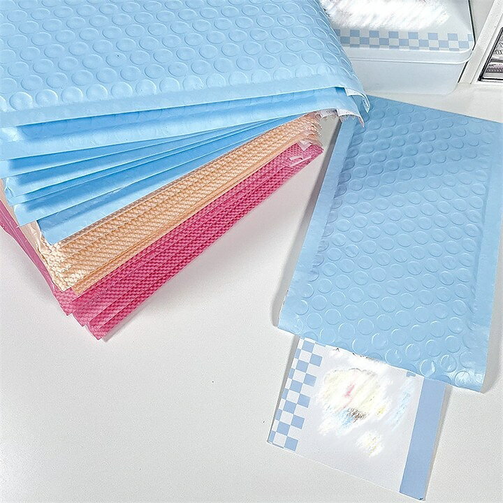 送料無料 クッション封筒 封筒 単品 10枚セット 15×11cm 開封テープ付 封かんテー...