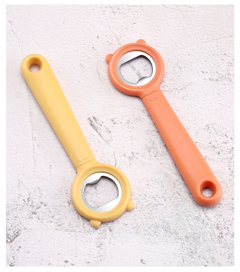 送料無料 栓抜き ボトルオープナー 蓋開け 瓶 キャップ キッチンツール インテリア ロングハンドル ループ付き 吊り下げ クマ耳 可愛い laforest-10169764 LaForest サンプル画像3