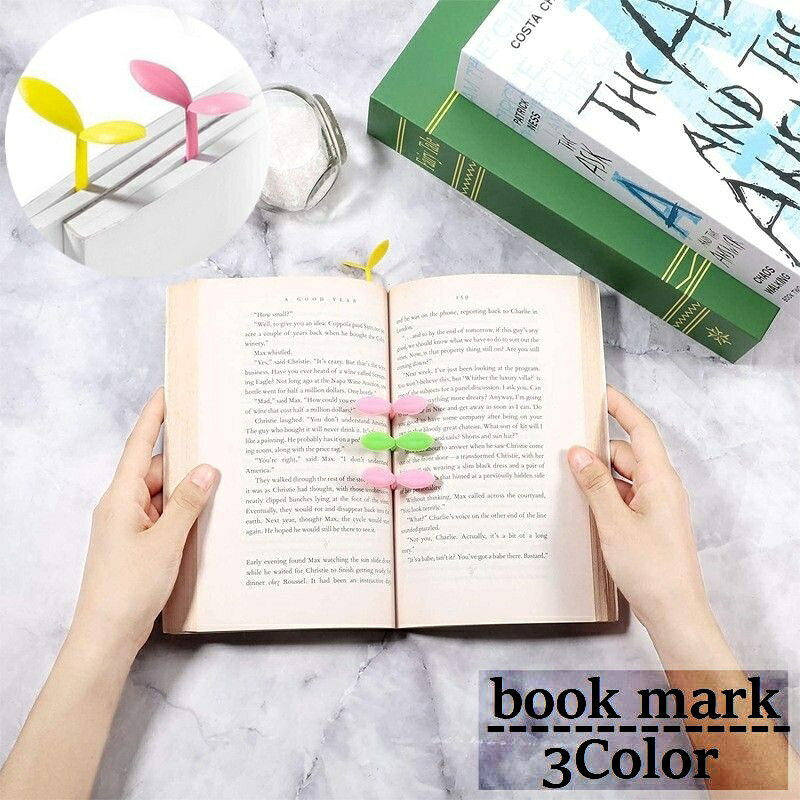 送料無料 ブックマーク ブックマーカー しおり 栞 新芽 葉っぱ リーフ 植物 かわいい コンパクト 本 オフィス 読書 手帳 プレゼント ギフト 贈り物 お揃...