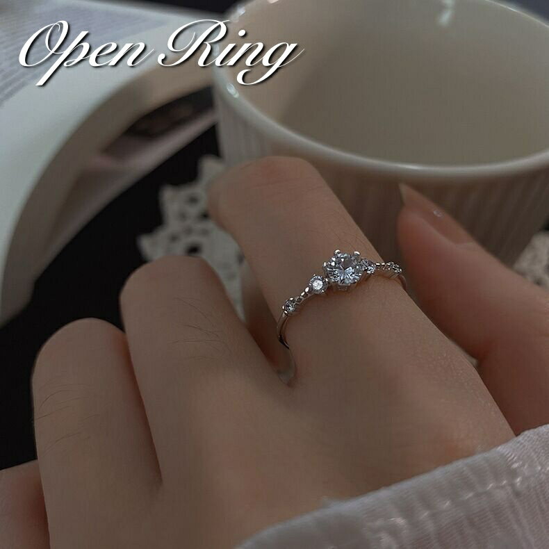 Free shipping! Open ring for women. A stylish and elegant rhinestone ring for special occasions, everyday wear, and as a gift. One size fits all. Perfect for birthdays and other special occasions.
