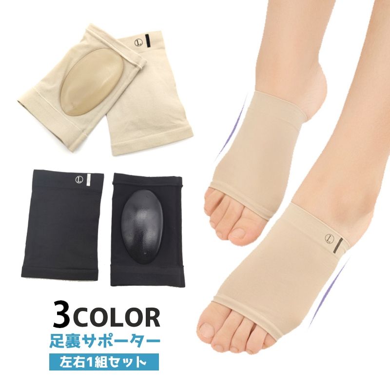 送料無料 アーチサポーター 土踏まずサポーター 左右セット 男女兼用 ユニセックス 足裏サポーター 足裏サポート 土ふまず メンズ レディース 男性用 女性用