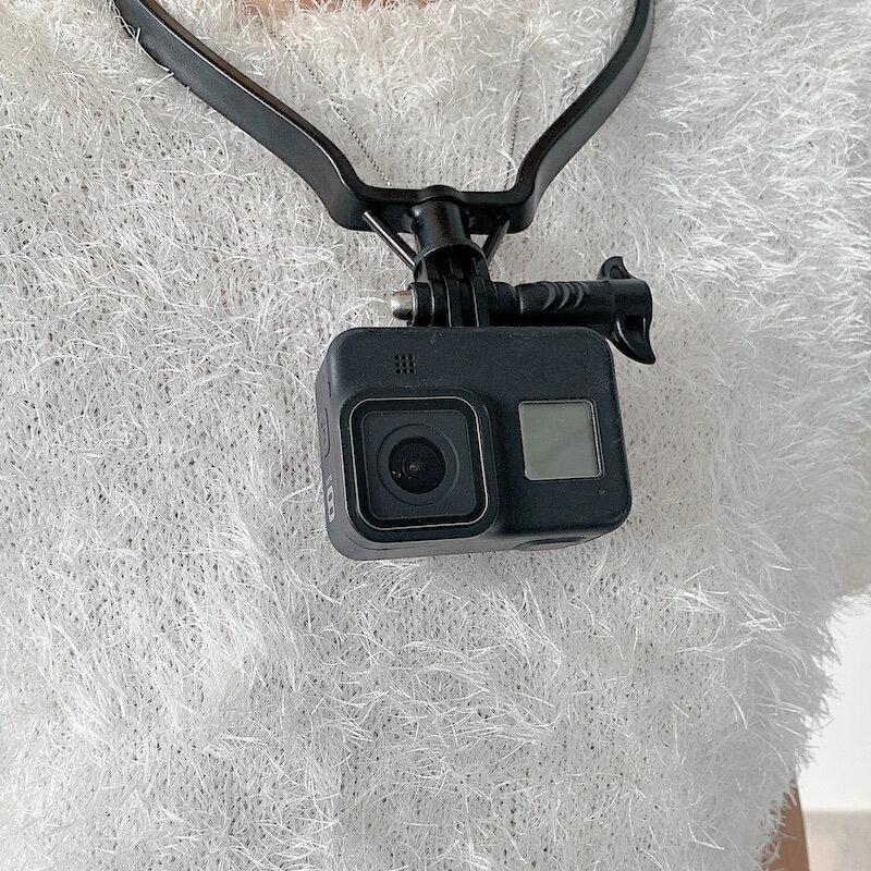 送料無料 首掛け式マウント GoPro用 首掛けホルダー ネックレス式 アクションカメ...