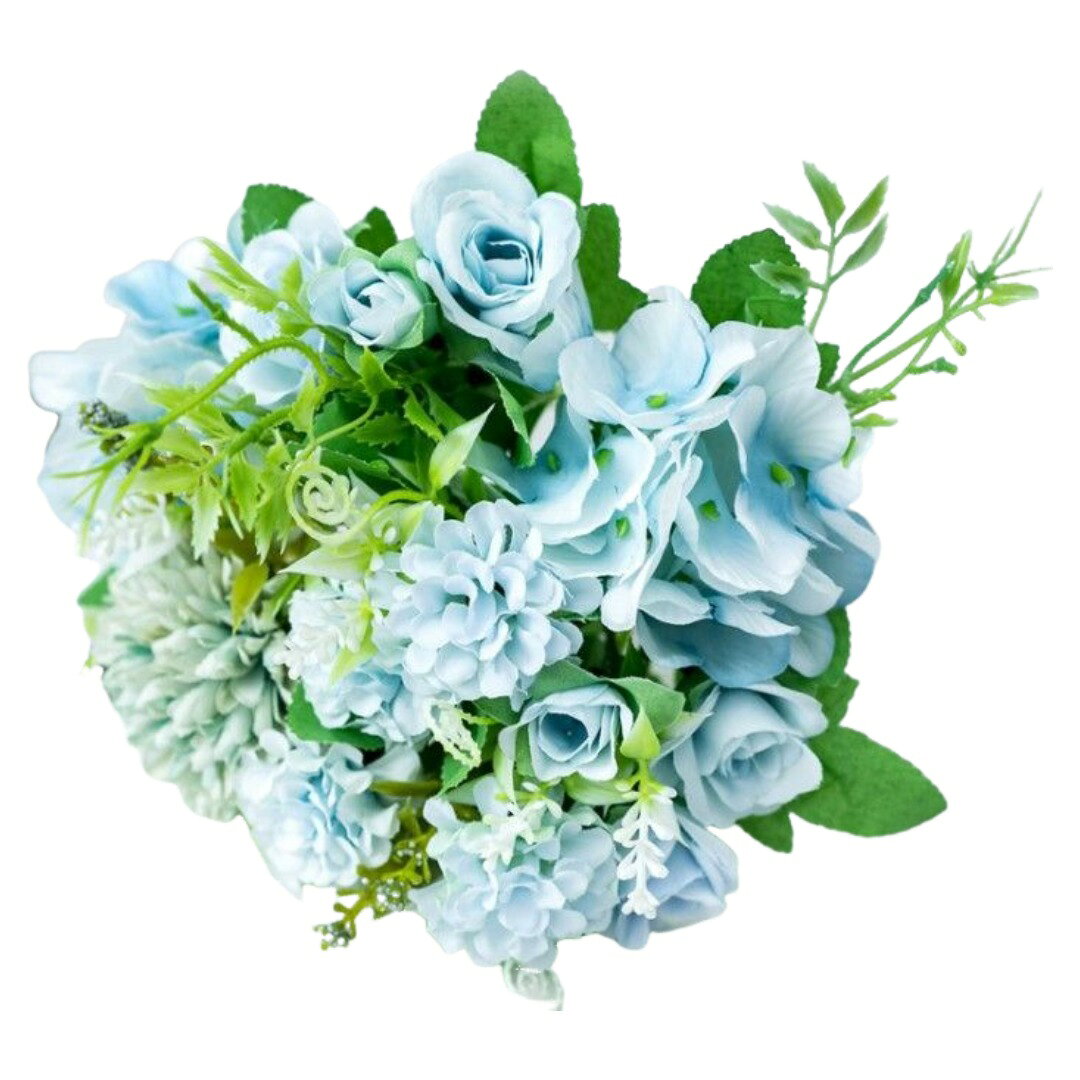 楽天市場】造花 インテリア（カラーブルー）（花・観葉植物｜花