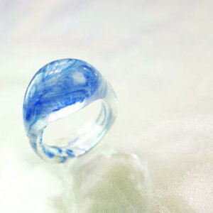 『Freezing ice』 ガラスアクセサリー リング・指輪 デザインタイプ