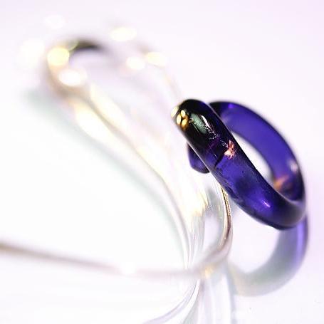 Rakuten - 『Cross ring』 ガラスアクセサリー リング・指輪 デザインタイプ