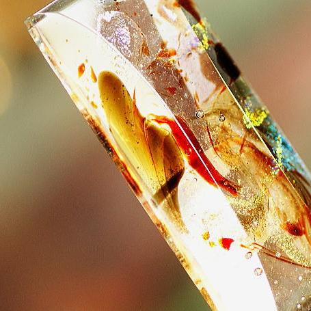 『Kaguyaの舞』 ガラスアクセサリー ネックレス・ペンダント 四角・多角・星タイプ