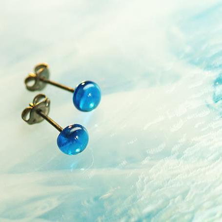 [바다 모래] 유리 액세서리 귀걸이 귀걸이 보석 선물